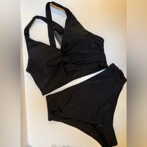 Tempt Me, Black 2 Piece Bathing Suit NWT